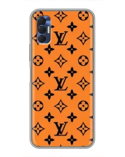 Чехол для TECNO Spark 8P с картинкой «Оранжевый стиль LV»