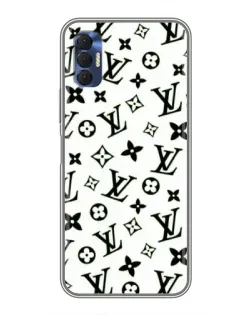 Чехол для TECNO Spark 8P с картинкой «Монохромный хаос LV»