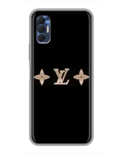 Чехол для TECNO Spark 8P с картинкой «Louis Vuitton — минимализм»