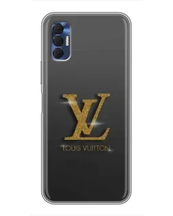 Чехол для TECNO Spark 8P с картинкой «Градиент Louis Vuitton»