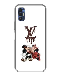 Чехол для TECNO Spark 8P с картинкой «LV и Микки Маус»