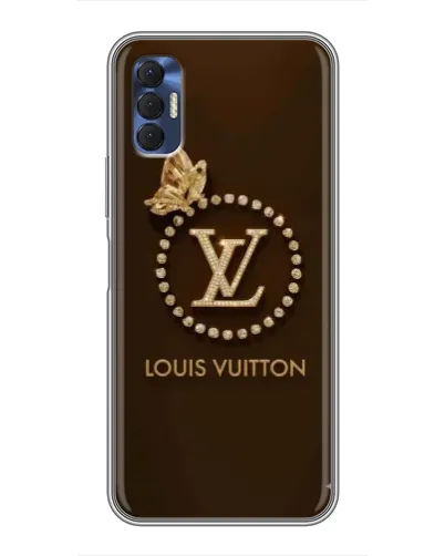 Чехол для TECNO Spark 8P с картинкой «LV — золотая печать» Чехол для TECNO Spark 8P с картинкой «LV — золотая печать»