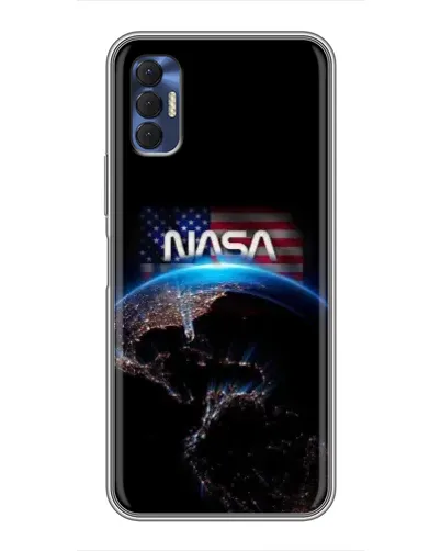 Чехол для TECNO Spark 8P с картинкой «Земля из космоса NASA»