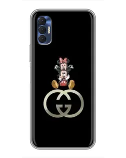 Чехол для TECNO Spark 8P с картинкой «Минни Маус на лого» Чехол для TECNO Spark 8P с картинкой «Минни Маус на лого»