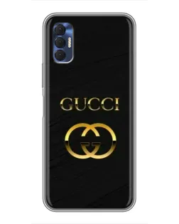Чехол для TECNO Spark 8P с картинкой «Золотой логотип Gucci» Чехол для TECNO Spark 8P с картинкой «Золотой логотип Gucci»