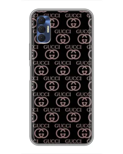 Чехол для TECNO Spark 8P с картинкой «Классическая монограмма Gucci»