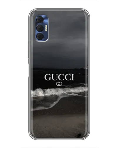 Чехол для TECNO Spark 8P с картинкой «Gucci — морской прибой»