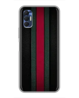 Чехол для TECNO Spark 8P с картинкой «Gucci — неоновая линия» Чехол для TECNO Spark 8P с картинкой «Gucci — неоновая линия»