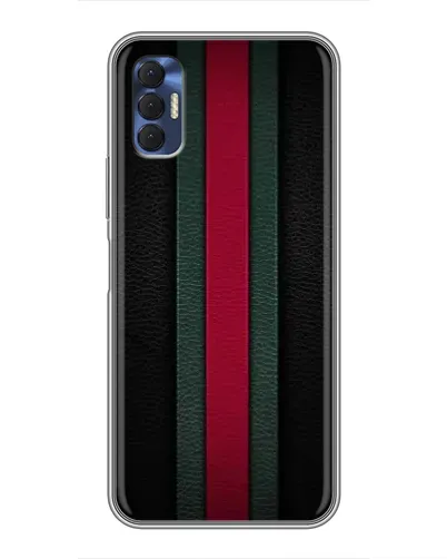 Чехол для TECNO Spark 8P с картинкой «Gucci — неоновая линия»