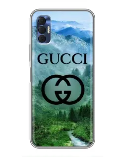 Чехол для TECNO Spark 8P с картинкой «Gucci — горный пейзаж» Чехол для TECNO Spark 8P с картинкой «Gucci — горный пейзаж»