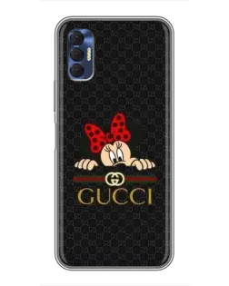 Чехол для TECNO Spark 8P с картинкой «Минни Маус Gucci — черный» Чехол для TECNO Spark 8P с картинкой «Минни Маус Gucci — черный»