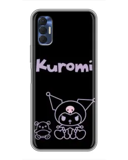 Чохол для TECNO Spark 8P з картинкою «Kuromi — чорний мінімалізм» Чохол для TECNO Spark 8P з картинкою «Kuromi — чорний мінімалізм»