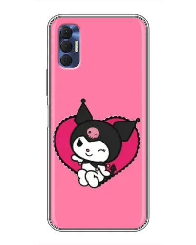 Чехол для TECNO Spark 8P с картинкой «Kuromi — любовь в сердце» Чехол для TECNO Spark 8P с картинкой «Kuromi — любовь в сердце»