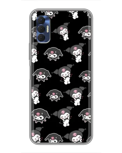 Чехол для TECNO Spark 8P с картинкой «Черный паттерн Kuromi» Чехол для TECNO Spark 8P с картинкой «Черный паттерн Kuromi»