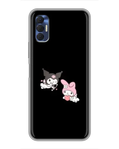 Чехол для TECNO Spark 8P с картинкой «My Melody и Kuromi» Чехол для TECNO Spark 8P с картинкой «My Melody и Kuromi»