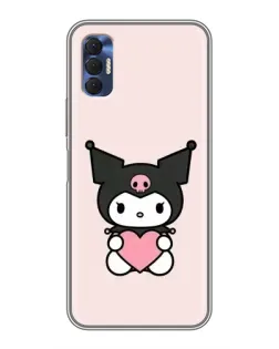 Чехол для TECNO Spark 8P с картинкой «Kuromi и сердце» Чехол для TECNO Spark 8P с картинкой «Kuromi и сердце»