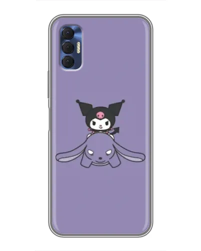 Чехол для TECNO Spark 8P с картинкой «Kuromi на лиловом фоне» Чехол для TECNO Spark 8P с картинкой «Kuromi на лиловом фоне»