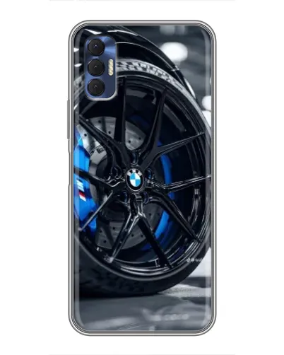 Чехол для TECNO Spark 8P с картинкой «Колесо BMW вблизи» Чехол для TECNO Spark 8P с картинкой «Колесо BMW вблизи»