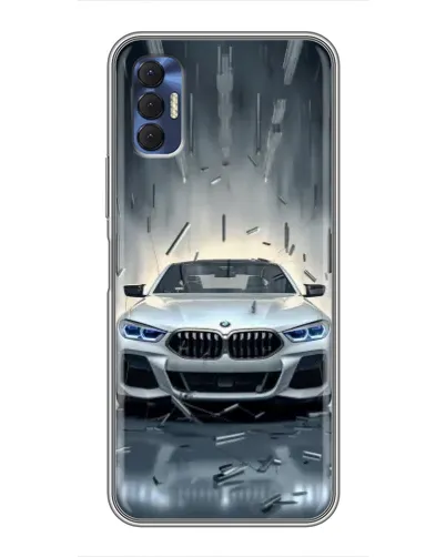 Чехол для TECNO Spark 8P с картинкой «BMW в свете фар» Чехол для TECNO Spark 8P с картинкой «BMW в свете фар»
