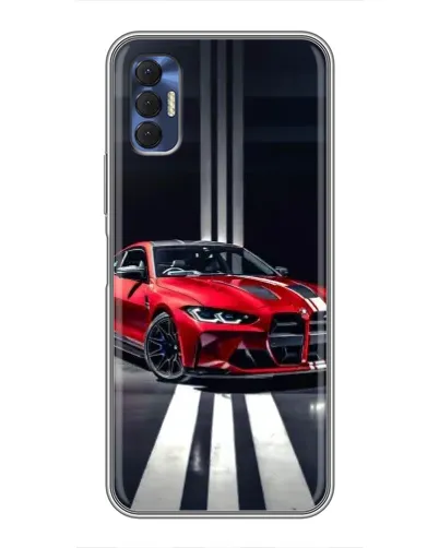 Чехол для TECNO Spark 8P с картинкой «Красная BMW на дороге» Чехол для TECNO Spark 8P с картинкой «Красная BMW на дороге»