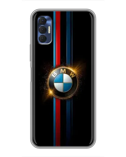 Чехол для TECNO Spark 8P с картинкой «BMW M-Power неон» Чехол для TECNO Spark 8P с картинкой «BMW M-Power неон»