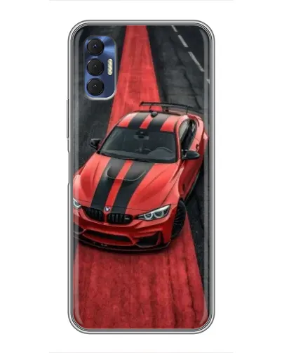 Чехол для TECNO Spark 8P с картинкой «BMW на красной дорожке» Чехол для TECNO Spark 8P с картинкой «BMW на красной дорожке»