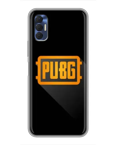 Чехол для TECNO Spark 8P с картинкой «PUBG — рамка лого» Чехол для TECNO Spark 8P с картинкой «PUBG — рамка лого»