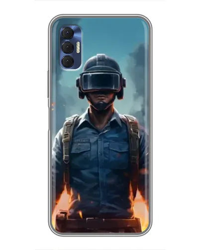 Чехол для TECNO Spark 8P с картинкой «PUBG — реалистичный герой» Чехол для TECNO Spark 8P с картинкой «PUBG — реалистичный герой»