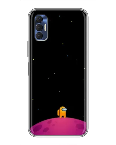 Чехол для TECNO Spark 8P с картинкой «Одинокий герой на планете» Чехол для TECNO Spark 8P с картинкой «Одинокий герой на планете»