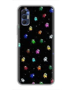 Чехол для TECNO Spark 8P с картинкой «Экипаж Among Us»