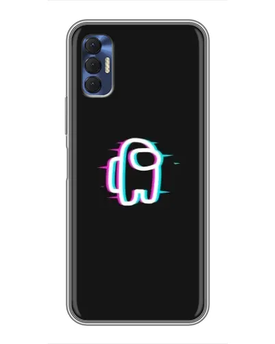 Чехол для TECNO Spark 8P с картинкой «Among Us неон» Чехол для TECNO Spark 8P с картинкой «Among Us неон»
