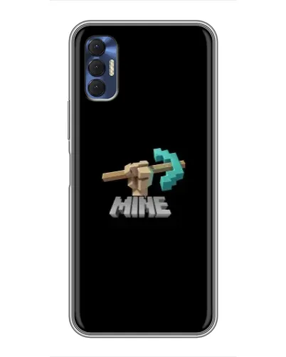 Чехол для TECNO Spark 8P с картинкой «Алмазная кирка»