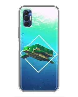 Чохол для TECNO Spark 8P з картинкою «Черепаха Minecraft» Чохол для TECNO Spark 8P з картинкою «Черепаха Minecraft»