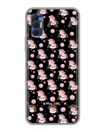 Чехол для TECNO Spark 8P с картинкой «Magic Unicorn паттерн»