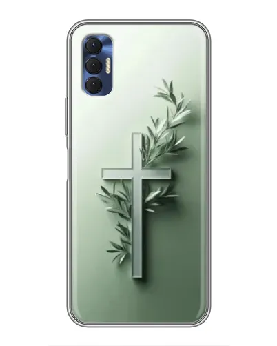 Чехол для TECNO Spark 8P с картинкой «Оливковая ветвь» Чехол для TECNO Spark 8P с картинкой «Оливковая ветвь»