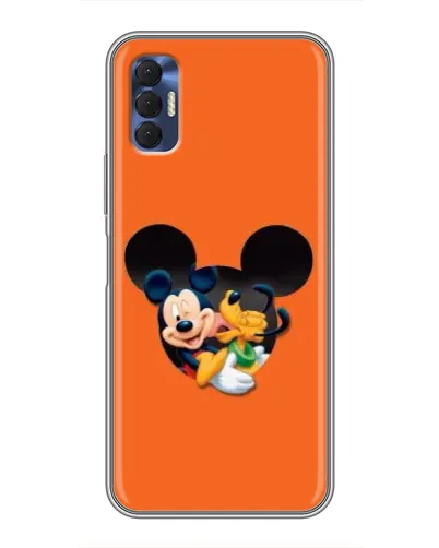 Чехол для TECNO Spark 8P с картинкой «Сердце Микки Минни» Чехол для TECNO Spark 8P с картинкой «Сердце Микки Минни»