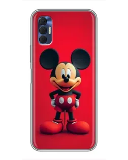 Чехол для TECNO Spark 8P с картинкой «Mickey в полный рост»