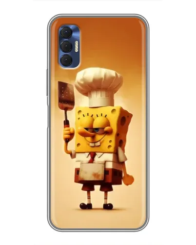 Чехол для TECNO Spark 8P с картинкой «Губка Боб повар» Чехол для TECNO Spark 8P с картинкой «Губка Боб повар»