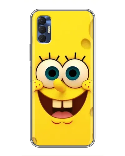 Чехол для TECNO Spark 8P с картинкой «Губка Боб улыбка» Чехол для TECNO Spark 8P с картинкой «Губка Боб улыбка»