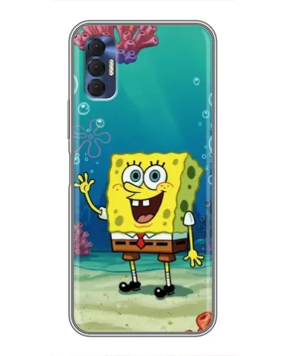 Чехол для TECNO Spark 8P с картинкой «Подводный привет» Чехол для TECNO Spark 8P с картинкой «Подводный привет»