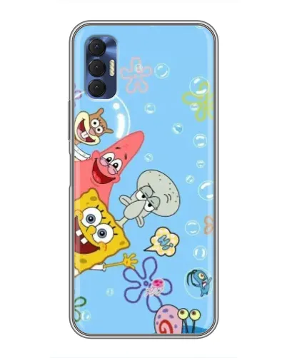 Чехол для TECNO Spark 8P с картинкой «Веселые пузырьки» Чехол для TECNO Spark 8P с картинкой «Веселые пузырьки»