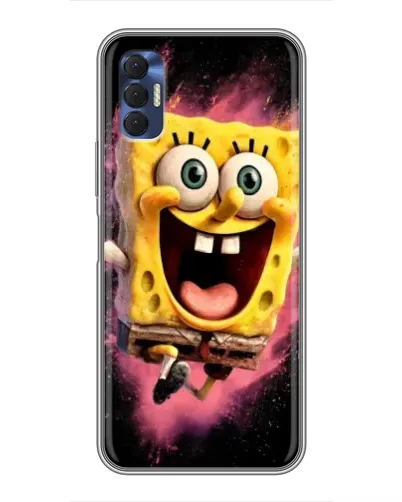 Чехол для TECNO Spark 8P с картинкой «Взрывной Спанч Боб» Чехол для TECNO Spark 8P с картинкой «Взрывной Спанч Боб»