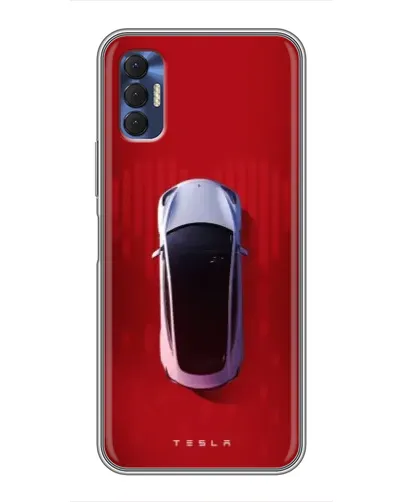 Чехол для TECNO Spark 8P с картинкой «Tesla Top View» Чехол для TECNO Spark 8P с картинкой «Tesla Top View»