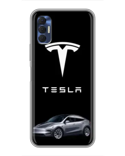 Чехол для TECNO Spark 8P с картинкой «Tesla Model Y» Чехол для TECNO Spark 8P с картинкой «Tesla Model Y»