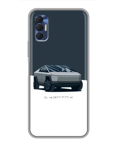 Чехол для TECNO Spark 8P с картинкой «Серебристый Cybertruck Tesla» Чехол для TECNO Spark 8P с картинкой «Серебристый Cybertruck Tesla»