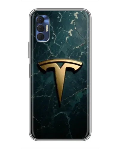 Чехол для TECNO Spark 8P с картинкой «Мраморная Tesla Gold» Чехол для TECNO Spark 8P с картинкой «Мраморная Tesla Gold»
