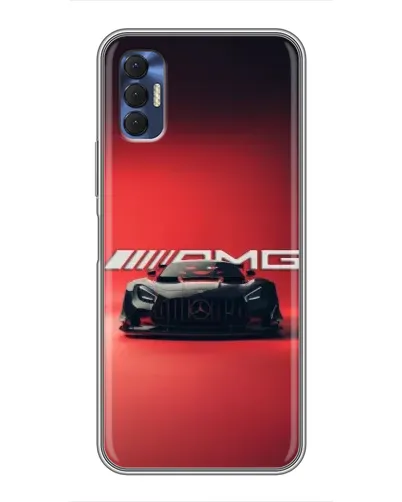 Чехол для TECNO Spark 8P с картинкой «Mercedes AMG — красная линия» Чехол для TECNO Spark 8P с картинкой «Mercedes AMG — красная линия»