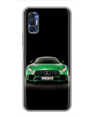 Чехол для TECNO Spark 8P с картинкой «Mercedes — неоновый лого» Чехол для TECNO Spark 8P с картинкой «Mercedes — неоновый лого»