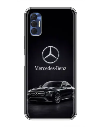 Чехол для TECNO Spark 8P с картинкой «Mercedes — решетка радиатора» Чехол для TECNO Spark 8P с картинкой «Mercedes — решетка радиатора»