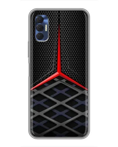 Чехол для TECNO Spark 8P с картинкой «Mercedes Carbon Grid» Чехол для TECNO Spark 8P с картинкой «Mercedes Carbon Grid»